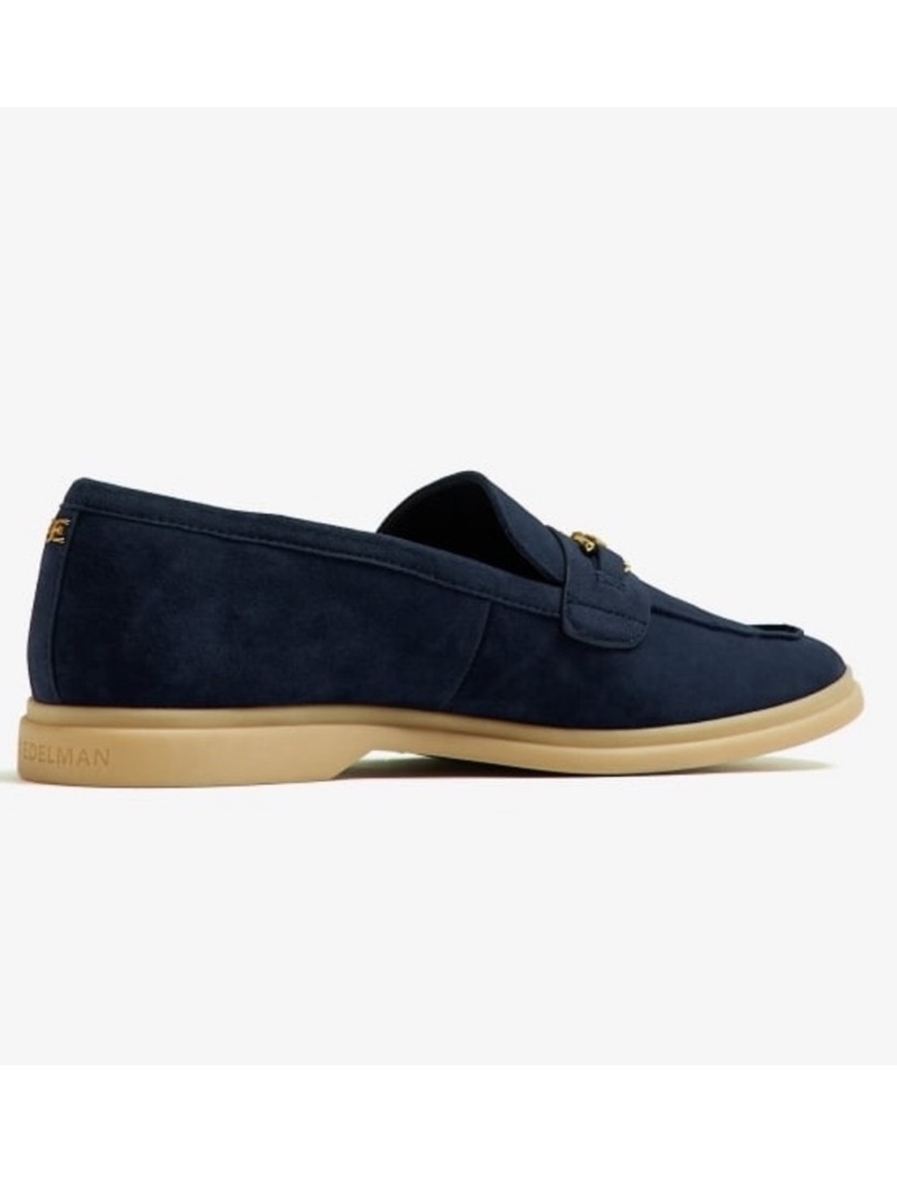 NWT Sam Edelman Kyana Navy Blue Suede Bit Loafers Size 6 - Picture 4 of 12